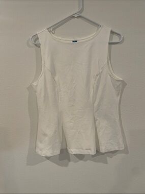 Old Navy White Sleeveless Tank Top
